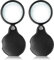 CUHZA Loupe à Main, 2 pièces Loupe de Poche, Loupe de Lecture Pliable, Loupe portable avec Étui en Cuir synthétique, Aide à la Lecture Loupe Loupe de Poche 15X Loupe de Poche Diamètre 50mm, Loupes
