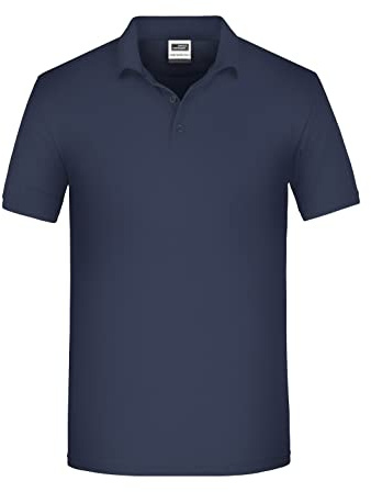 James & Nicholson Herren BIO Workwear Polo - Pflegeleichtes und strapazierfähiges Polo | Farbe: navy | Grösse: L