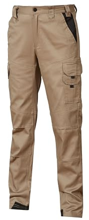 U Power Pantalone da Lavoro con Porta Ginocchiera Guapo Desert Sand Pantaloni da Lavoro Uomo