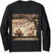 Sumo-Ringer der Renaissance kämpft unter der Kirschblüte Langarmshirt