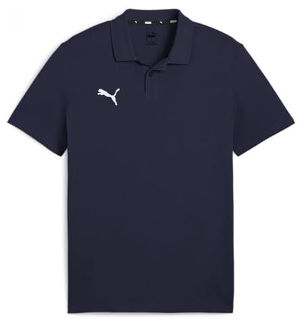 PUMA Herren Teamgoal Casuals Poloshirt, Puma Navy-puma White, M EU