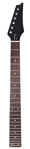 Evenden Griffbrett für E-Gitarre, 24 Bünde, Ahornhals, Palisander, Schwarz
