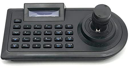 Tsadeer 3D Joystick Tastatur CCTV Controller Tastatur für AHD Security PTZ Speed Camera Decoder DVR NVR Pelco RS485 EU Plug