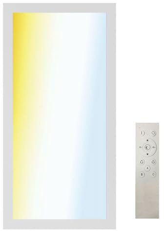Müller-Licht Calida Switch Tone 20700014 LED-Panel 24W Warmweiß bis Tageslichtweiß Weiß