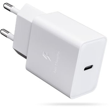 Caricatore da 15W Ricarica Veloce USB-C per Samsung Galaxy S10 5g S10e 10+ S9 S8 Plus A71 A70 A54 A52 A51 A40 A32 A20e A20 A14 A12 M51 M13 Adaptive Fast Charging Caricabatteria Alimentatore, Nero