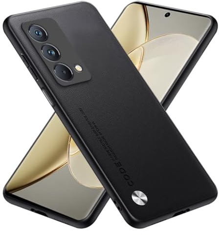 RankOne Hülle kompatibel mit Realme GT Master Edition (6.43), Stoßfeste Silikonhülle Handyhülle - Schwarz