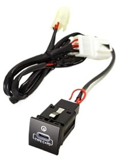 Prise de chargeur USB for voiture Golf 6 5 MK5 Scirocco 06-14, PD, Charge rapide QC3.0, bouton adaptateur d'interface allume-cigare (Color : Type C PD charger)