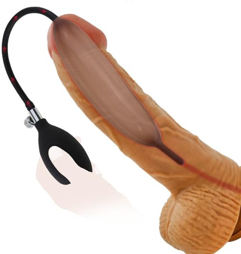 AMZII Aufblasbarer Dilator Harnröhre Silikon,Harnröhren Dilatatoren Männer Penis Plug mit Pumpe,Penispumpe Katheter Harnröhre Mann Masturbator für Prostata Massage,Sex Spielzeug für die Männer (A)