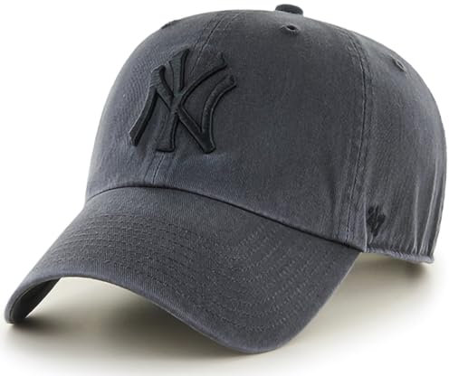 '47 MLB Hutkappe für Erwachsene, Einheitsgröße, Einheitsgröße, Dunkelgrau, New York Yankees, Einheitsgr��e
