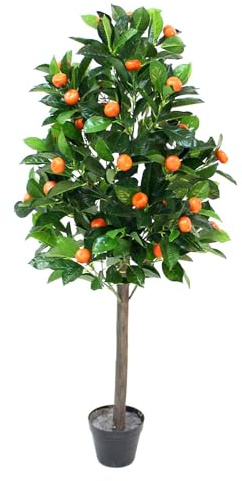 Künstliche Drachenbaumpflanze (Dracaena) – Ø50 x 140 cm – Große Pflegeleichte Kunstpflanze für den Innenbereich – Realistischer Kunstbaum für Büro oder Wohnzimmer – Grün