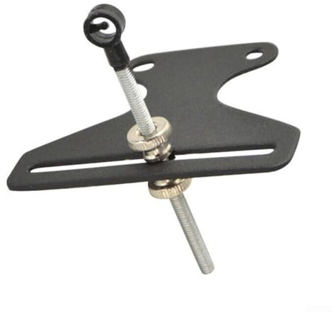 HEBEOT Zuverlässiges und preisgünstiges Visier für Recurvebögen, Langbögen und mehr T Needle Bow Sight (schwarz)