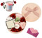 ASDIIT Soaps Flower Rose&Scented Candle Gift Box Set Flowers Gift Personalised Candle for Valentines Mothers Day Anniversary Christmas