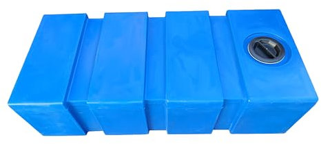 Varile 150L Trinkwassertank Hermetisch | Transportfest | Lebensmittelgeeignet | Für Boot - Camper - Anhänger (Blau)