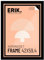 Grupo Erik Bilderrahmen A2 Schwarz, 42 x 59,4 cm Bilderrahmen Schwarz aus MDF Holz