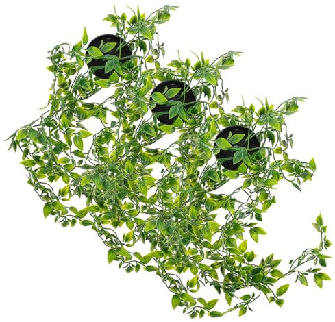 PRETYZOOM 3piezas Plantas Colgantes Falsas De Maceta Decoración para Hogar Sala De Jardín Color