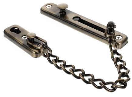 OSALADI Türkettenschloss Aus Edelstahl Für Innentüren Mit Kindersicherung Zur Sicherung Vor Unbefugtem Zugang Für Zu Hause Einfach Zu Montieren Bedienen