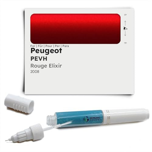 Genuine Colors Lackstift Rouge Elixir PEVH für Peugeot Rot 2008
