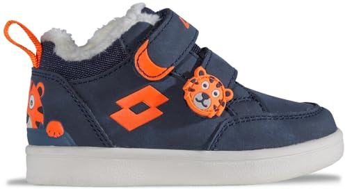 Lotto Stylecode: 2800030M Velbani Fur M Unisex Kids Sneaker in kinderfußgerchter Passform für Mädchen & Jungen I mit praktischen Klettverschlüssen I kuschelig warm gefüttert