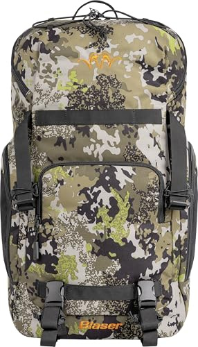 Blaser – Ultimate Backpack S | Modularer Jagdrucksack 30 L | MOLLE-System & Trinksystem-kompatibel | Dunkelbraun & HunTec | Kompressionsriemen & Stauraum (HunTec)