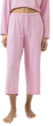 Mey Damen Culotte Baumwolle Serie Solid Love | Komfortable Culotte, Lockerer Schnitt, Weites Bein, Komfortbund mit Kordelzug, Seitliche Eingriffstaschen, Gr. XS-XXL