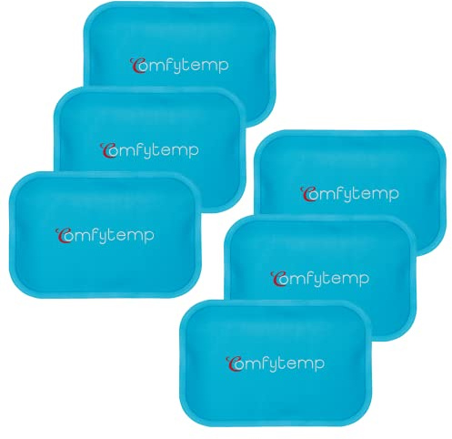 Comfytemp Poche de Glace Réutilisable (6 Pièces), Petits Sachets de Gel