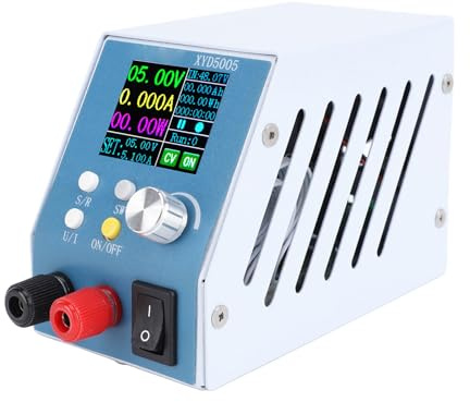 YWBL-WH Fuente de Alimentación Regulada por CC Convertidor de Potencia de Laboratorio Portátil 50V5A250W con Pantalla Digital para Aficionados y Profesionales