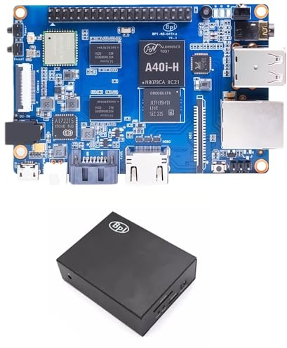 Banana Pi BPI-M2 Ultra Single Board Computer, Allwinner A40i Quad-Core Cortex-A7, 2GB DDR3 RAM, 8GB eMMC, HDMI (Board +CASE)