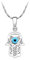 XUPING Hamsa Hand Evil Eye Anhänger Kette Halsketten mit 18 cm Fatima Halskette Frauen Geschenk