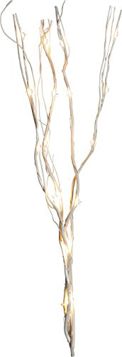 Star 584-32, Weidendeko Willow, 24 warmwhite LED, natur, Holz, Braun, 0.8 x 0.8 x 6.0 cm