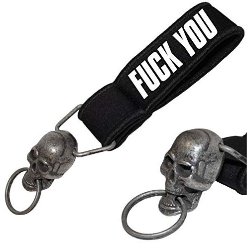 Spaß Kostet Schwerer Schlüsselanhänger Totenkopf Fuck You