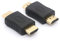 Accoppiatore HDMI, HDMI maschio a HDMI maschio, dritto, accoppiatore in-line, adattatore 19 pin HDMI, Connettore per HDTV (confezione da 2)