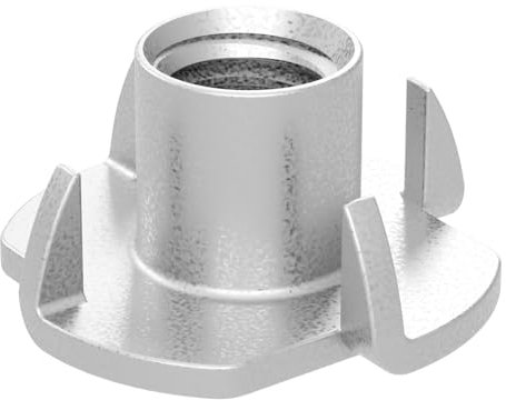 SECCARO Einschlagmutter M4, 8 mm Länge, Stahl verzinkt, 20 Stück