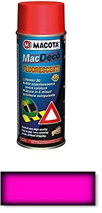 LGVSHOPPING Macota Tuning Vernice Spray Fluorescente e Trasparente Smalto Fuxia 37186