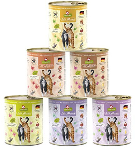 GranataPet DeliCatessen Multipack 3 ohne Fisch, 1er Pack (1 x 4.8 Kg), Nassfutter für Katzen, Katzenfutter für Feinschmecker, Futter ohne Getreide & ohne Zuckerzusätze
