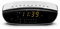 Roberts Radio CR9971 Chronologic Vi Dual Alarm Clock Radio with Instant Time Set, Amber Display - White
