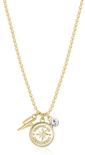 Brosway Collana Donna In Acciaio Con Simbolo Rosa Dei Venti, Collana Donna Collezione Chakra - BHKL06