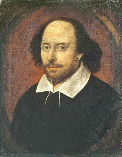 Fabulous Poster Plakat William Shakespeare Schriftsteller Englisch Theater Portrait Malerei