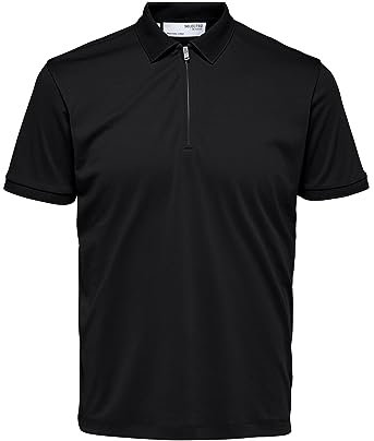 Selected Homme Male Polo Shirt Zipper