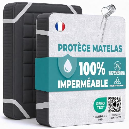 Matratzenschoner 120x190 cm wasserdichte Matratzenauflage aus Baumwolle Nässeschutz Inkontinenzunterlage Matratzenbezüg Atmungsaktive Anti-Allergie und Anti Milben für Bett und Matratze Waschbar