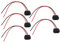 The Lord of the Tools 5 STÜCKE USB 2.0 Typ-C Buchse Ladeanschluss Stromanschluss Schweißdraht 30V 3A 24AWG Wasserdichte Buchse Schnellladeanschluss Typ-C Kabel Schwarz