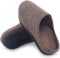 Git-up Pantofole Ortopediche per Donna Pantofole da Uomo con Supporto per Arco Plantare Suola in Gomma Antiscivolo, Piedi piatti, Fascite plantare, Dolore al piede, Marrone 41