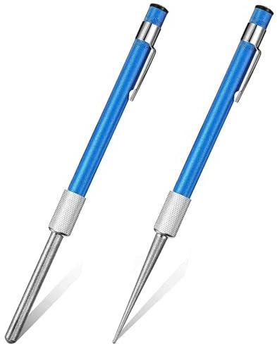 Mesee 2Stück Diamant Schleifstift Schleifer, Diamond Sharpening Pen, Tragbarer Diamant Messerschärfer Stab, Multifunktionaler Schleifstein Outdoor Messerschärfer Stiftstil für Messer Jagd Küchenmesser