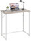 Dripex Mesa Escritorio Plegable, Compacto, Estable y Fácil de Montar, Mesa Pequeña Ordenador para Casa Oficina y Cualquier Poco Espacio, Color Madera, 80 x 46 x 74cm