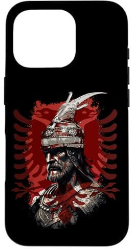Hülle für iPhone 16 Pro Skanderbeg Albanischer Nationalheld Adler Kosovo Albaner