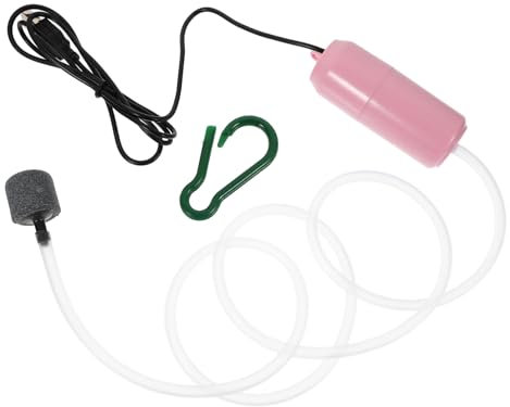 COSMEVIVI Bomba de Aire USB para Acuario Mini Aireador Pecera Bomba de Aire Ligera y Portátil Adecuada para Peces Color Aleatorio