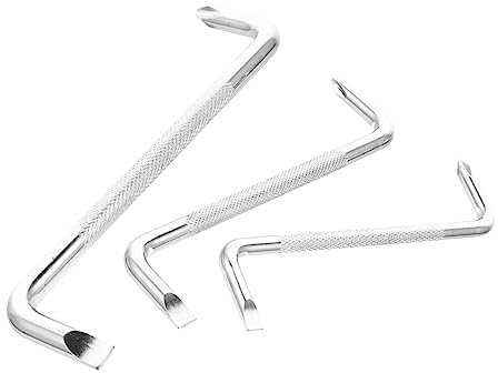 FOYTOKI 3pcs Offset Screwdriver Z-Type Screw Drive for Micro Screwdrivers Includes Flathead for Tiny Angled Screw Driver Tasks