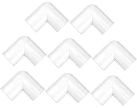 SUPVOX Adaptador De Conector De Manguera Codo De 90° Hecho De Acrílico Accesorio De Tubo De Agua Transparente Pecera Juego De 8