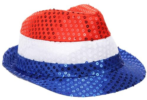 BESPORTBLE Amerika Hüte Kappe Kappen Hüte Party Für Amerikahut Für Männer Paillettenhüte Für Frauen Usa-hüte Für Männer Amerikanische Hutfirma Personalisierter Hut Patriotischer Hut Stoff