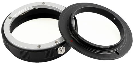 Keabroir 52mm Metal Macro Reverse Adapter Ring Manual Focus Camera Mount Lens Converter + Rear Lens Mount Protection Ring Compatible for Alpha E NEX Mirrorless Camera and Lens NEX-52K