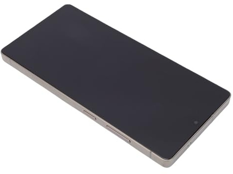 Lazmin112 Hochleistungs-Telefon-Touch-Display-Digitizer-Baugruppe für S25 Ultra-Telefon mit Rahmen (Gold)